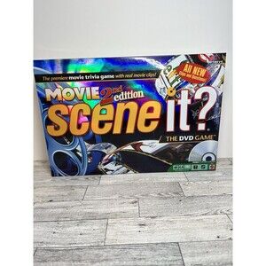 Scene It? Movie 2nd Edition DVD Trivia Board Game Mattel 2007 Preowned COMPLETE